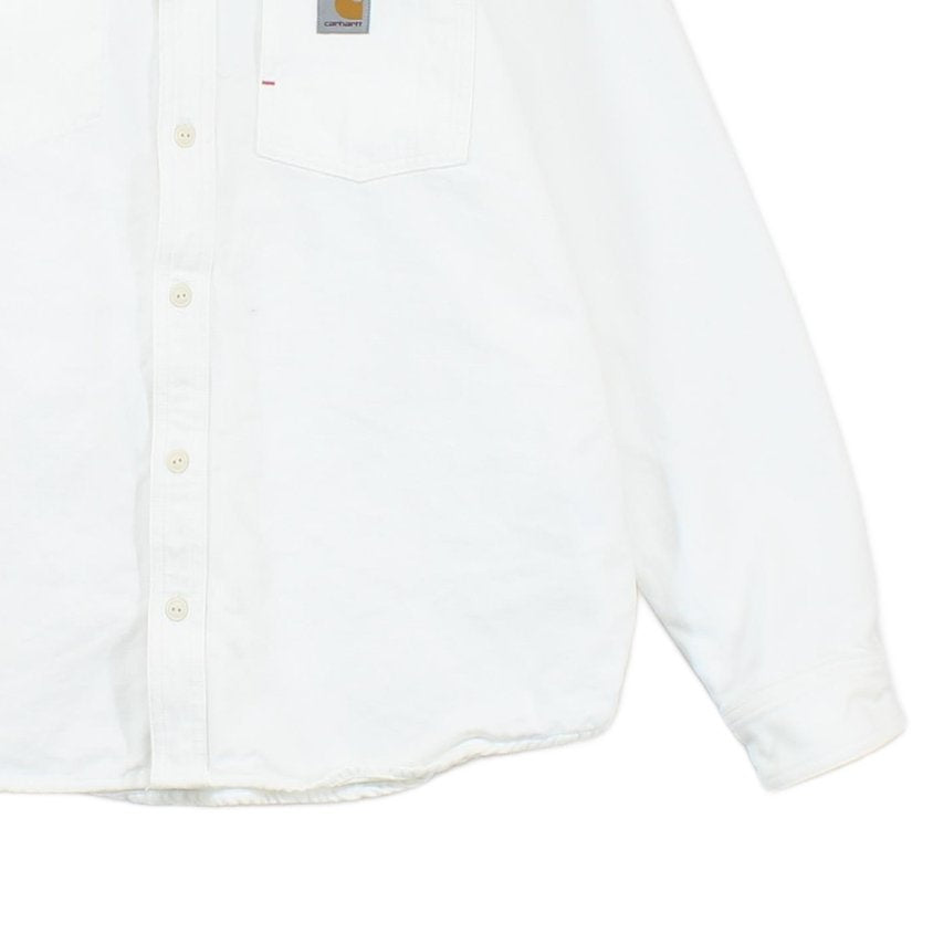 Mens Workwear Shirt Button Up Durable Heavyweight