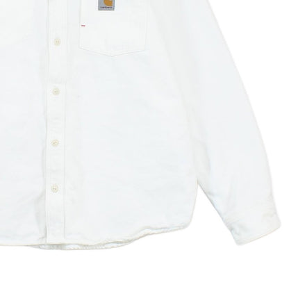 Mens Workwear Shirt Button Up Durable Heavyweight