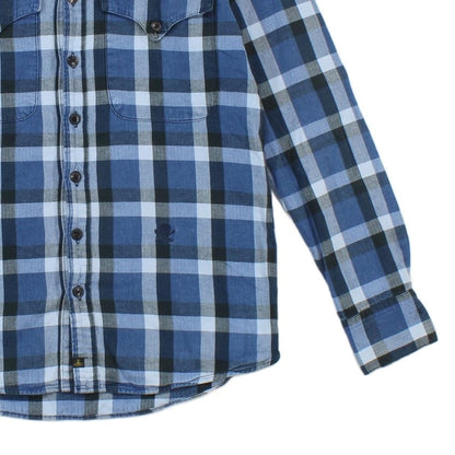 Mens X Lee Plaid Shirt Long Sleeve Button Up