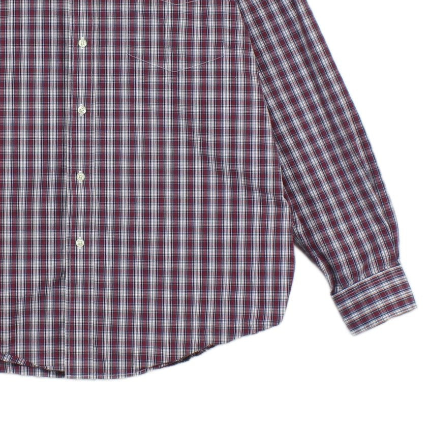 Mens Plaid Shirt Button Down Long Sleeve
