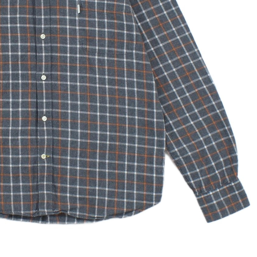 Mens Plaid Shirt Long Sleeve Button Up