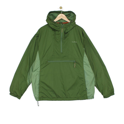 Mens 1/4 Zip Jacket Hooded Outdoor Lightweight Anorak