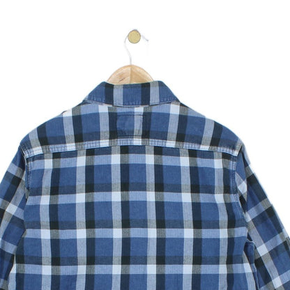 Mens X Lee Plaid Shirt Long Sleeve Button Up