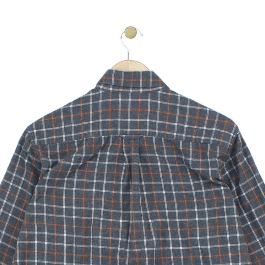 Mens Plaid Shirt Long Sleeve Button Up