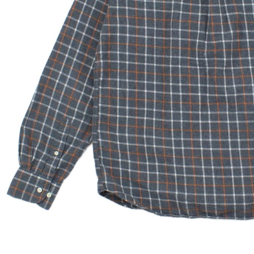 Mens Plaid Shirt Long Sleeve Button Up