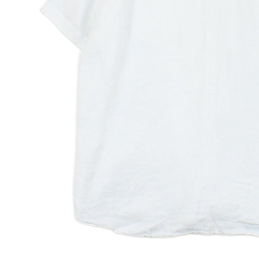 Mens Linen Shirt Short Sleeve Formal