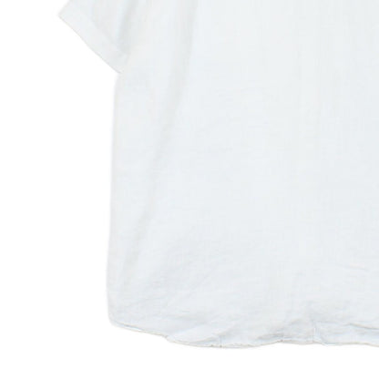 Mens Linen Shirt Short Sleeve Formal