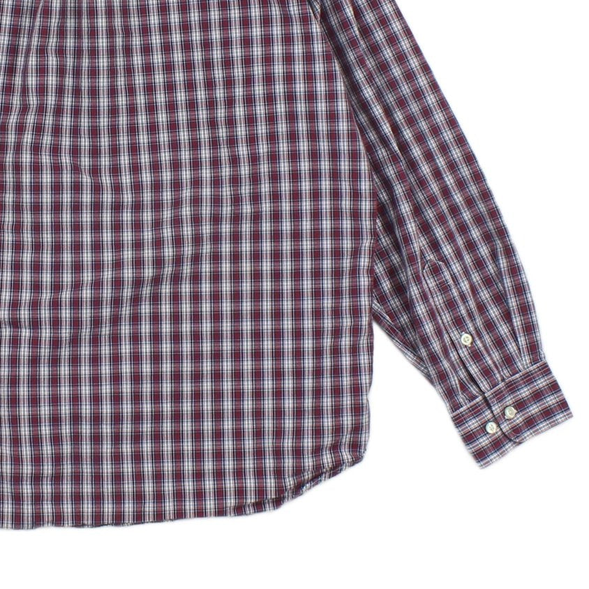 Mens Plaid Shirt Button Down Long Sleeve