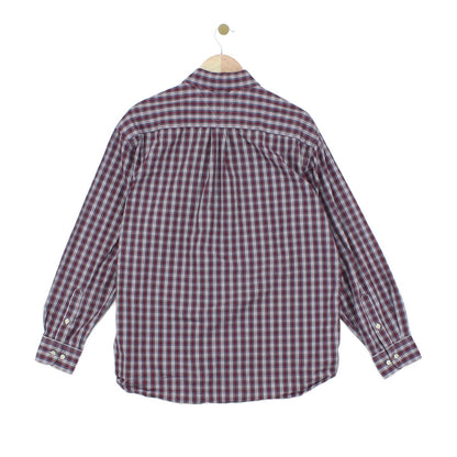Mens Plaid Shirt Button Down Long Sleeve
