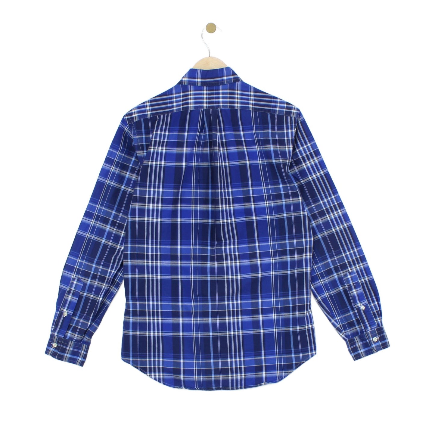 Mens Plaid Shirt Custom Fit Long Sleeve