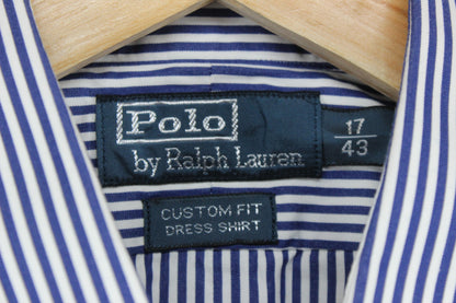 Mens Striped Shirt Button Down Custom Fit