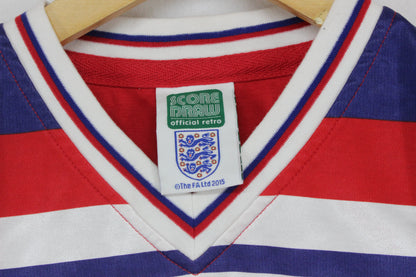 Mens England 1980S Football Shirt Away Jersey Remake