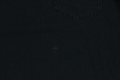 Mens T-Shirt Classic Fit Long Sleeve Embroidered