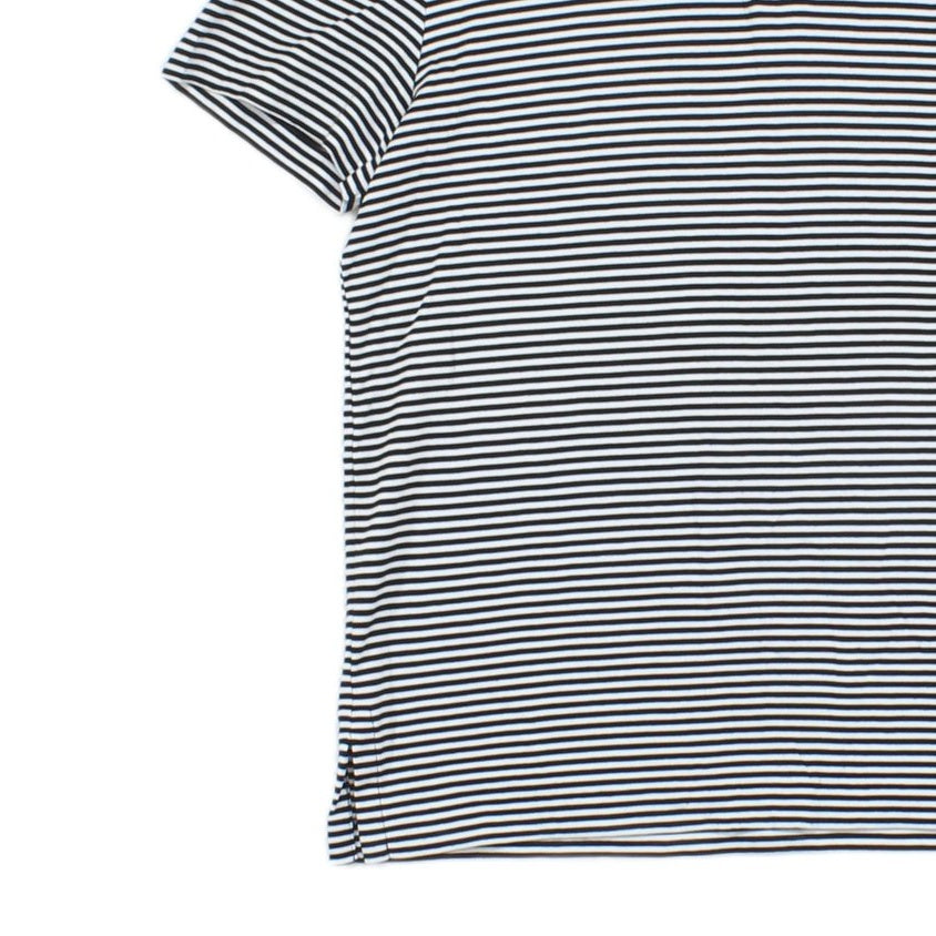 Mens Striped Polo Shirt Short Sleeve Pima Soft Touch