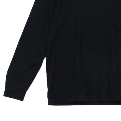 Mens T-Shirt Classic Fit Long Sleeve Embroidered
