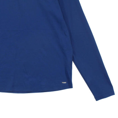 Mens Polo Shirt Long Sleeve Slim Fit