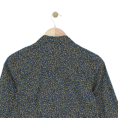 Mens Floral Shirt Long Sleeve Slim Fit