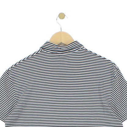 Mens Striped Polo Shirt Short Sleeve Pima Soft Touch