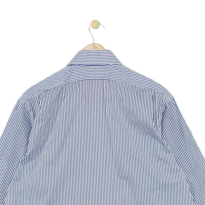 Mens Striped Shirt Button Down Custom Fit