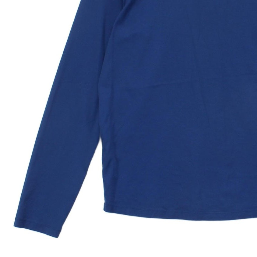 Mens Polo Shirt Long Sleeve Slim Fit