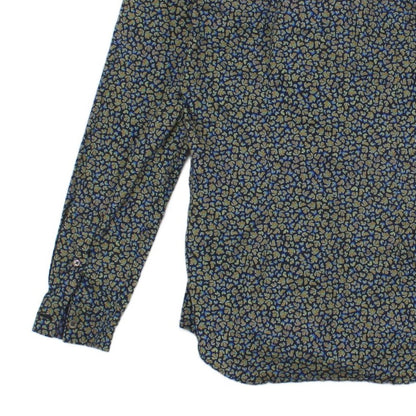 Mens Floral Shirt Long Sleeve Slim Fit