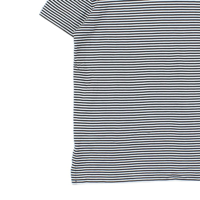 Mens Striped Polo Shirt Short Sleeve Pima Soft Touch