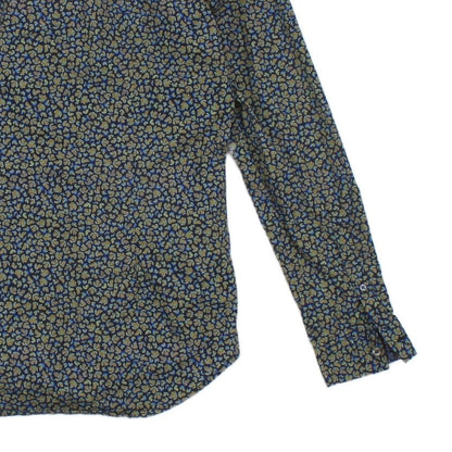Mens Floral Shirt Long Sleeve Slim Fit