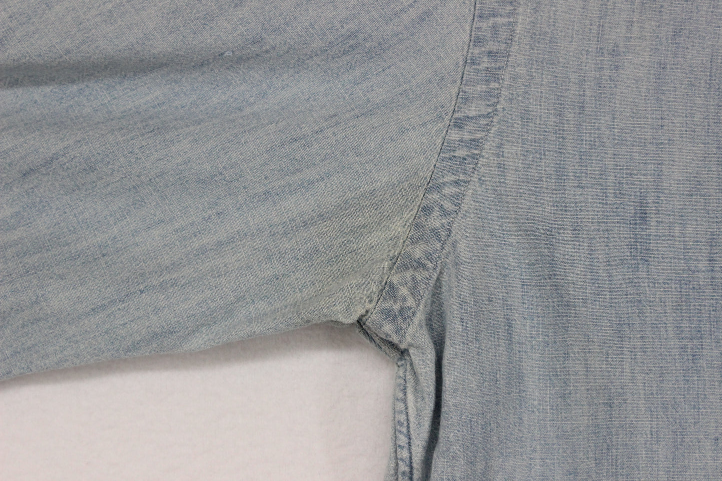 Mens Denim Shirt Slim Fit Long Sleeve Button Down