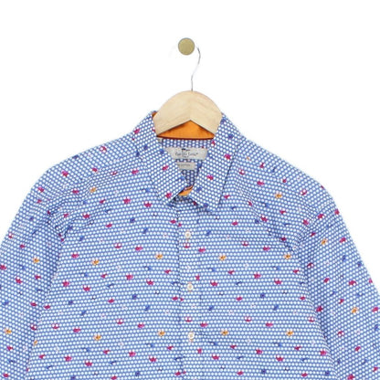 Mens Floral Shirt Button Up Classic