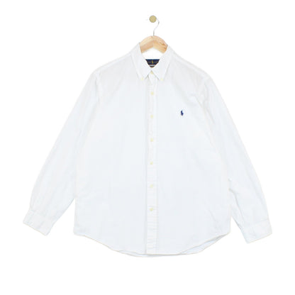 Mens Shirt Classic Button Down Long Sleeve