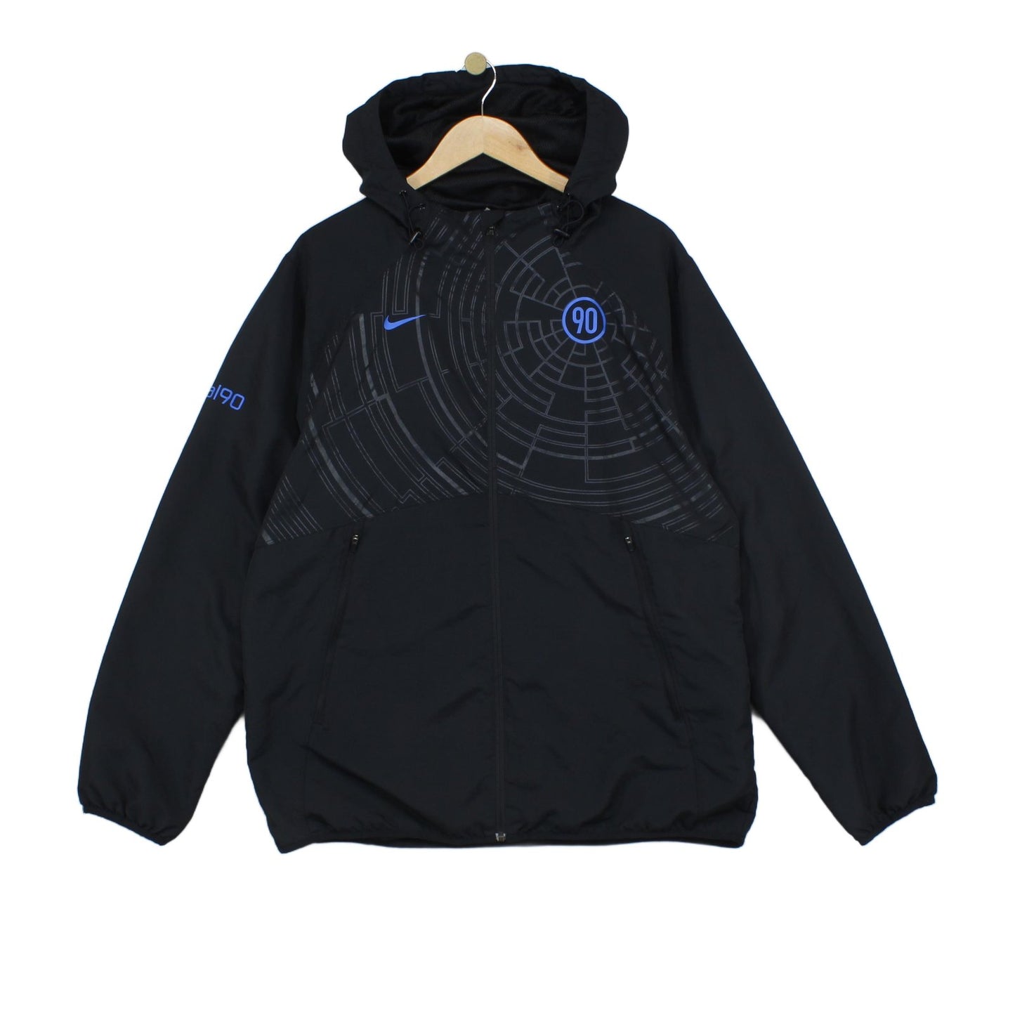 Mens Total 90 Track Jacket Hooded Lightweight
