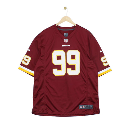 Mens Nfl Redskins T-Shirt Jersey #99 Young Short Sleeve