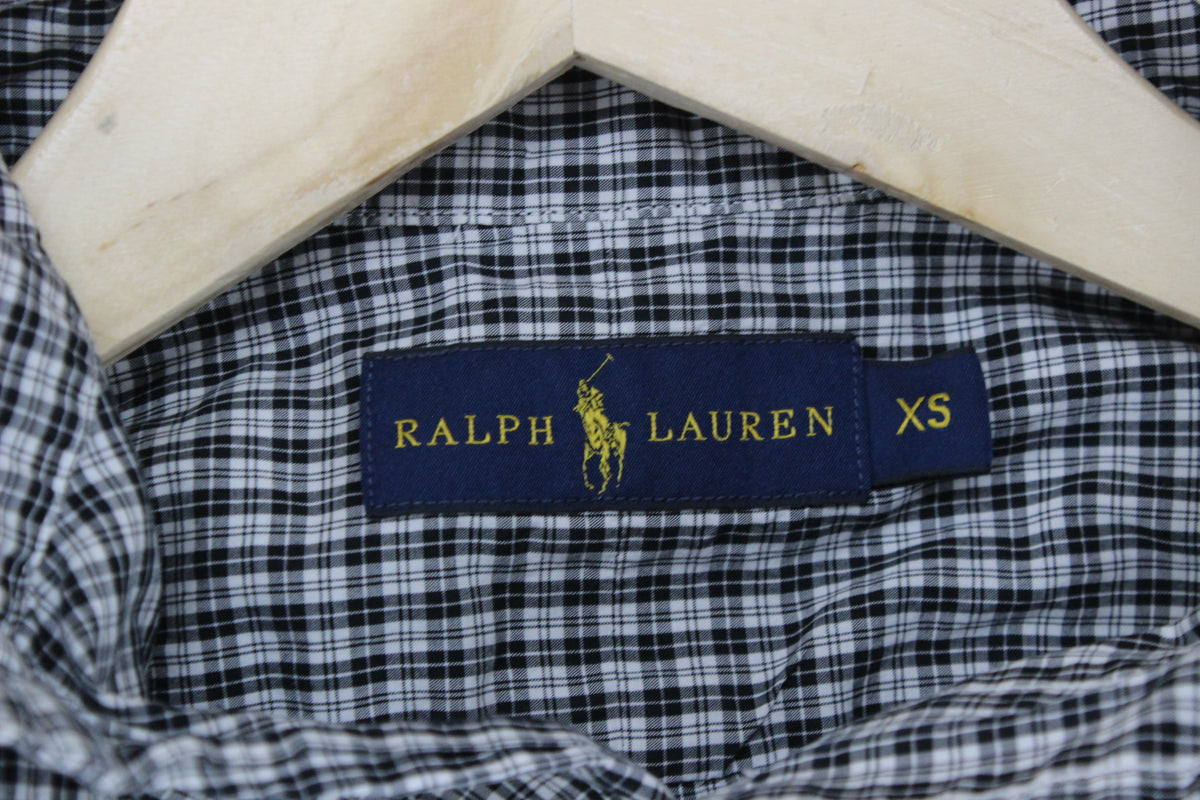 Mens Check Shirt Long Sleeve Button Up
