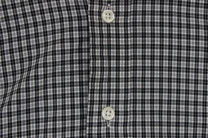 Mens Check Shirt Long Sleeve Button Up