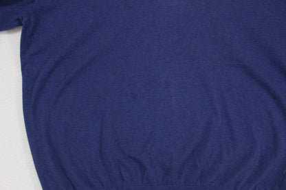 Mens V-Neck Jumper Cotton Cashmere