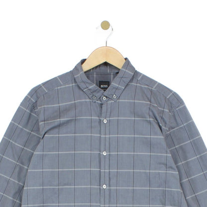 Mens Plaid Shirt Made In Italy Slim Fit Long Sleeve