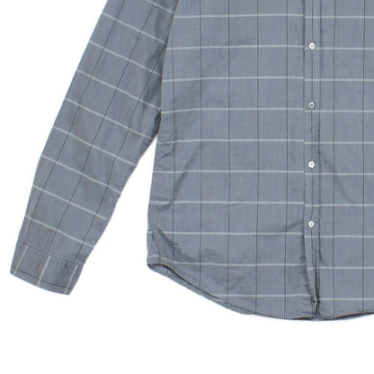 Mens Plaid Shirt Made In Italy Slim Fit Long Sleeve