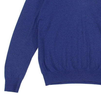 Mens V-Neck Jumper Cotton Cashmere