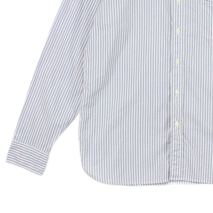 Mens Striped Shirt Button Up Long Sleeve
