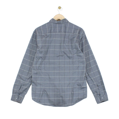 Mens Plaid Shirt Made In Italy Slim Fit Long Sleeve