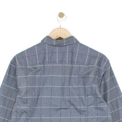 Mens Plaid Shirt Made In Italy Slim Fit Long Sleeve