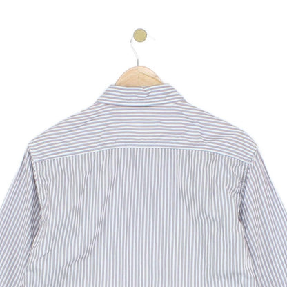 Mens Striped Shirt Button Up Long Sleeve