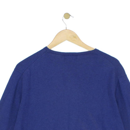 Mens V-Neck Jumper Cotton Cashmere