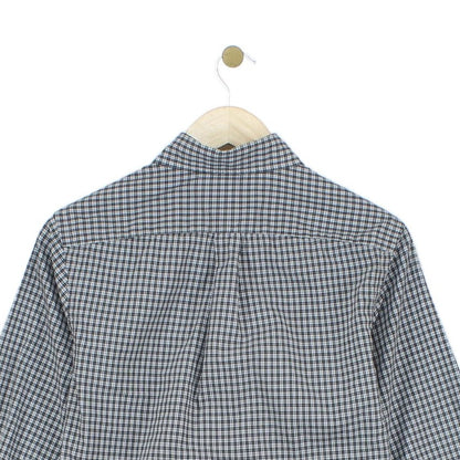 Mens Check Shirt Long Sleeve Button Up