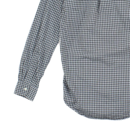 Mens Check Shirt Long Sleeve Button Up