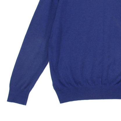 Mens V-Neck Jumper Cotton Cashmere