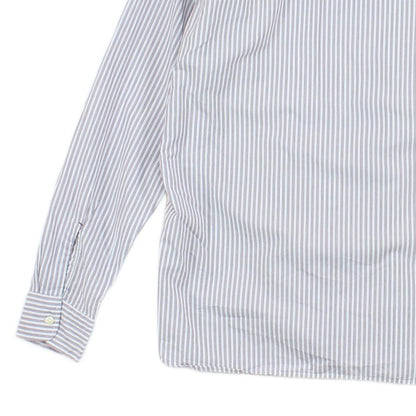 Mens Striped Shirt Button Up Long Sleeve
