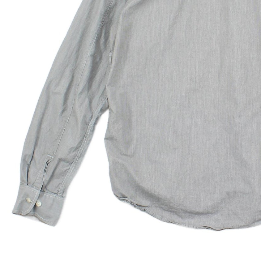 Mens Striped Shirt Classic Button Up