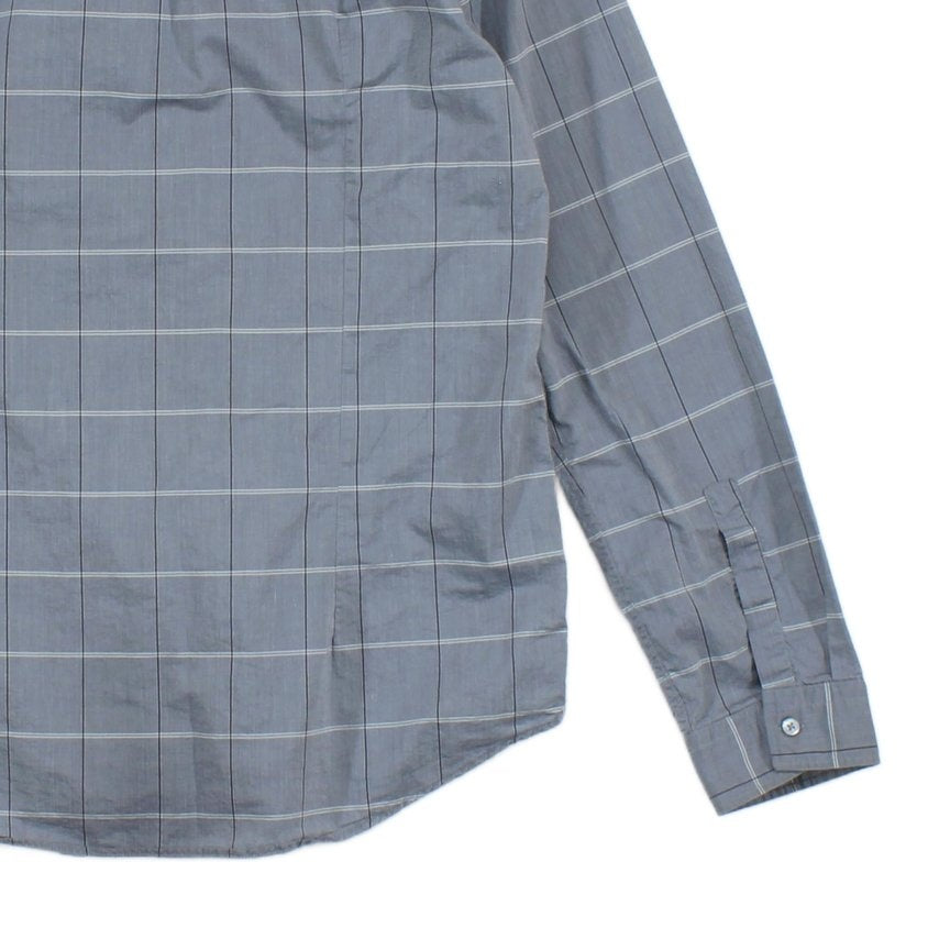 Mens Plaid Shirt Made In Italy Slim Fit Long Sleeve