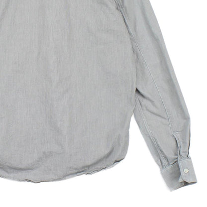 Mens Striped Shirt Classic Button Up